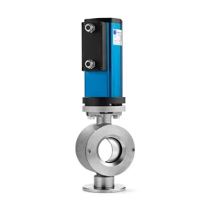 Stainless Steel Basis Weight Ball Sector Valve with Pneumatic Actuator for Control
