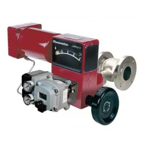 Stainless Steel Flanged Rotary Control Valve with a Masoneilan Pneumatic Actuator and Electro Pneumatic Positioner