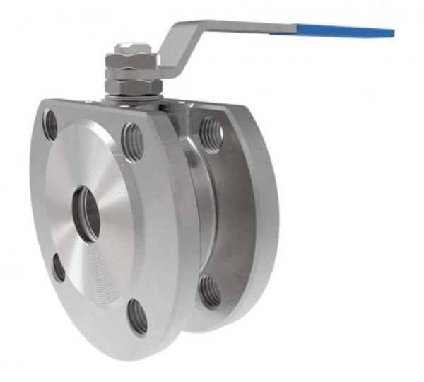 Stainless Steel Wafer Ball Valve PN16 with Handlever