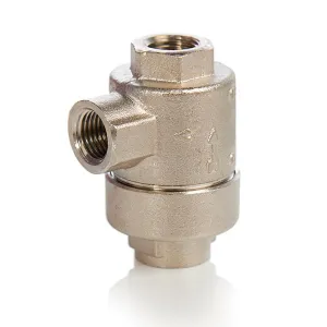 A brass BSP screwed quick exhaust valve