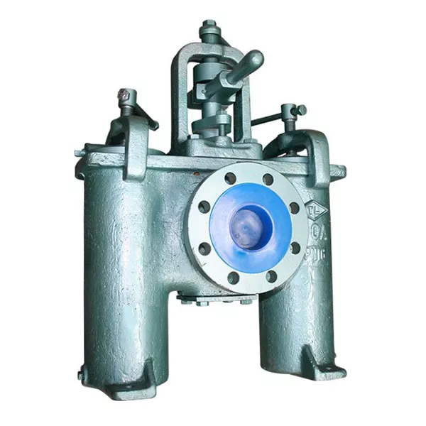 Cast Steel Duplex Strainer with flange for fitting to flanged pipework